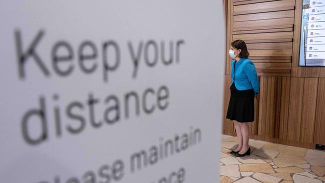 NSW Premier Gladys Berejiklian will no longer appear at daily Covid-19 updates. Picture: NCA NewsWire / James Gourley