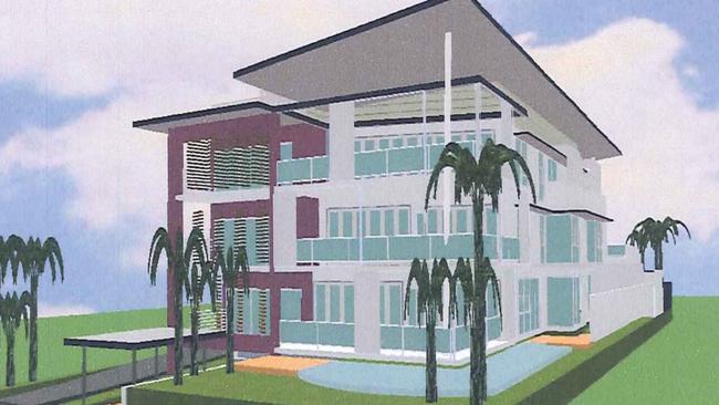 Development approvals are still current for a proposal to build a three-storey luxury unit complex with one apartment per floor at 231 Esplanade in Cairns. PICTURE: SUPPLIED