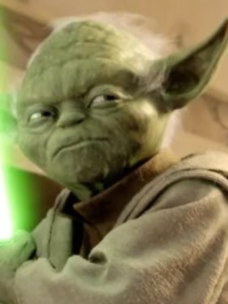 Lucas finally explained why Yoda speaks backwards.