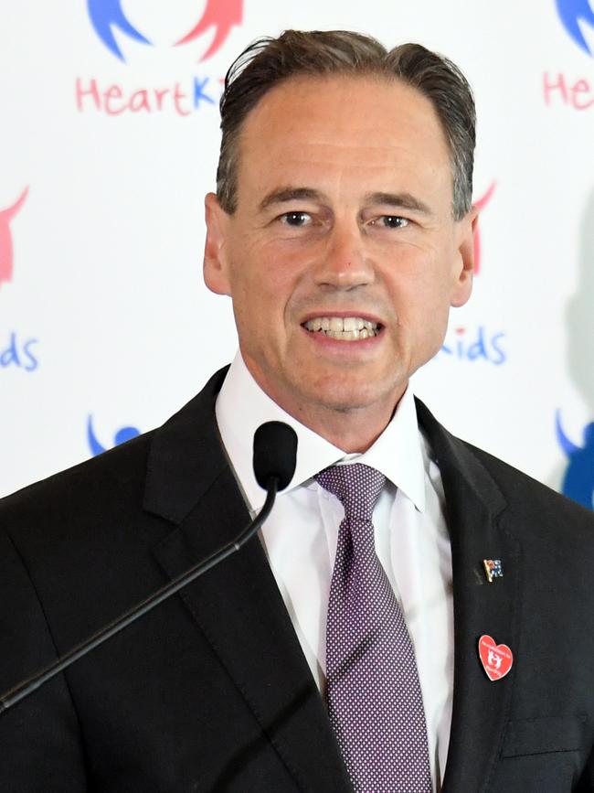 Minister for Health Greg Hunt. Picture: AAP Image/Mick Tsikas