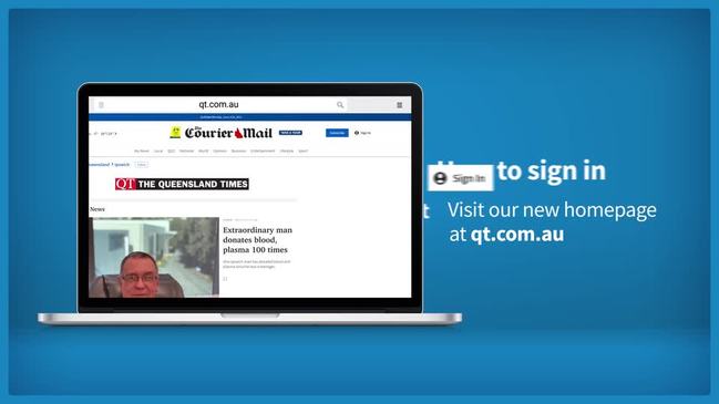 How to sign in to the Queensland Times