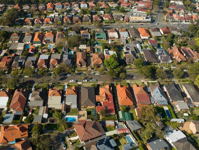 Sydney’s house prices have been skyrocketing for years. Picture: NCA NewsWire / Max Mason-Hubers