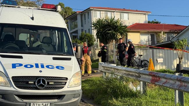 Police at the scene. Picture: NewsWire / Gaye Gerard