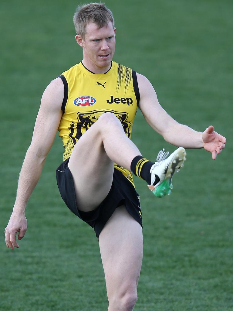 Jack Riewoldt was the second most inconsistent player in SuperCoach. Picture: Michael Klein