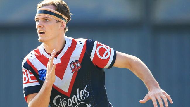 Ethan O'Neill, son of Julian O'Neill, is playing for the Roosters. Photo: Mark Evans