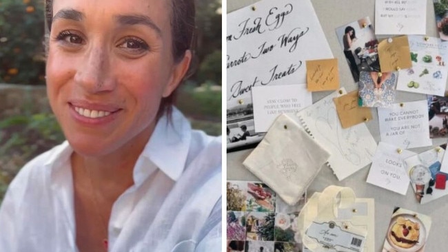 Meghan has given fans a glimpse into her new business offering, As Ever. Picture: Instagram