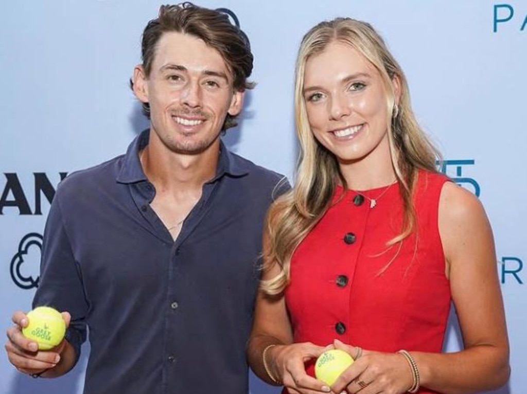 De Minaur and Boulter make one of the most popular duos on the circuit. Photo: Instagram