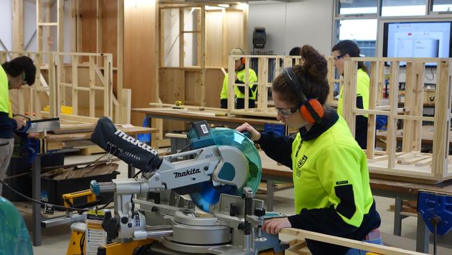 A student using the vocational education and training facilities at Western Technical College.
