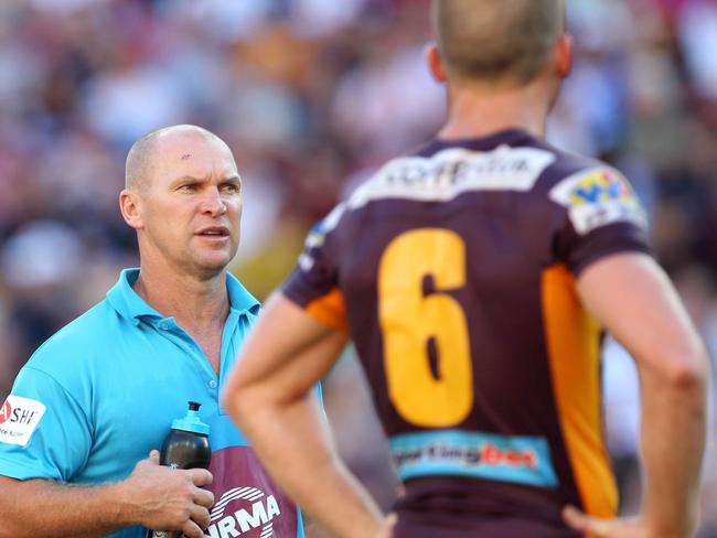 The NRL will restrict the amount of time blue shirt trainers can be on the field. Pic Darren England.