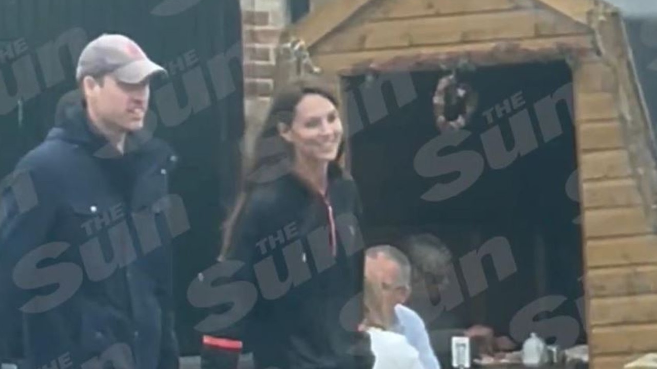 Kate Middleton was seen with her husband William shopping at their local farm shop. Picture: The Sun