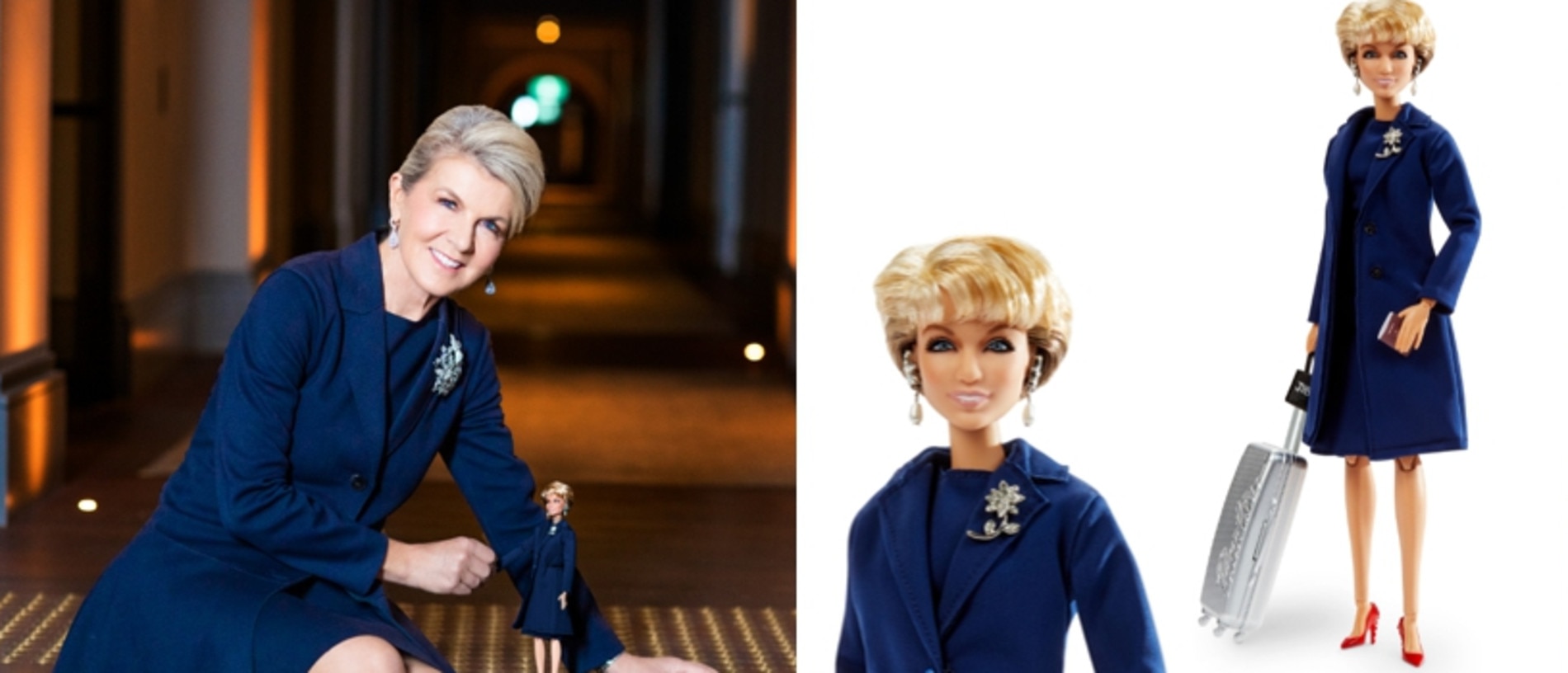 Assignment Freelance Picture Barbie reveals Julie Bishop, as Official 2021 Role Model for Australia