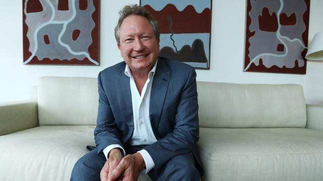 Andrew Forrest, chairman and founder of Fortescue Minerals, has hit the $10bn mark. Picture: Britta Campion