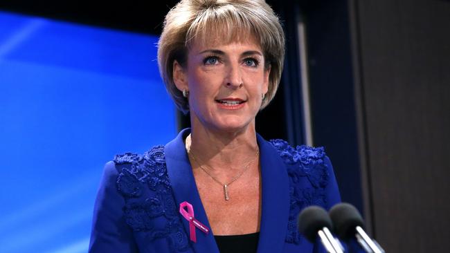 Employment Minister Michaelia Cash delivers the Productivity Commission report.