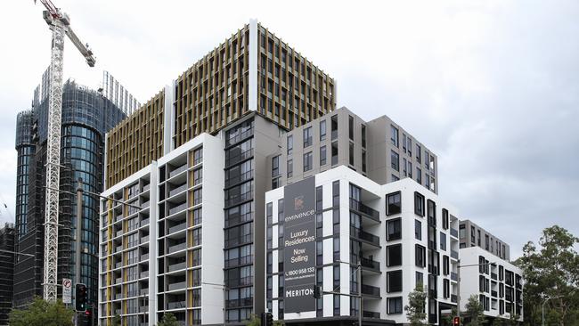 Meriton Apartments in Green Square in Sydney. Picture: Gaye Gerard/NCA Newswire