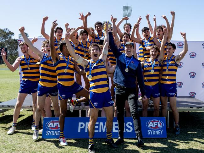 Archie Christie-Day won an U19s title with Sydney University last season. Picture: Steven Markham