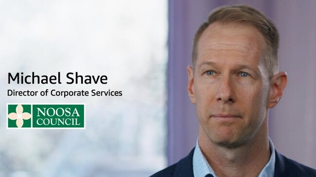 Noosa Council's former director of corporate services Michael Shave.