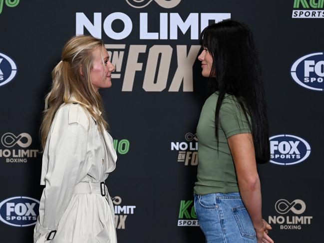 Boot (L) and Anni Thatcher meet face-to-face for the first time on Monday. Picture: No Limit/Gregg Porteous