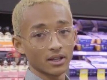 Jaden Smith made a surprise appearance at a Melbourne Woolworths