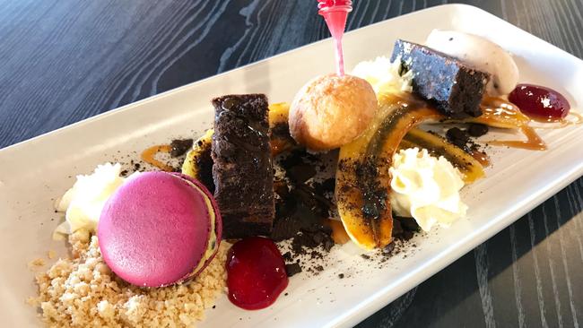 Dessert at the Arena View Bistro and Bar. Picture: Jenifer Jagielski