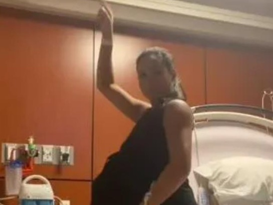 Meghan says she danced to induce labour as Lilibet was past her due date. Picture: Instagram
