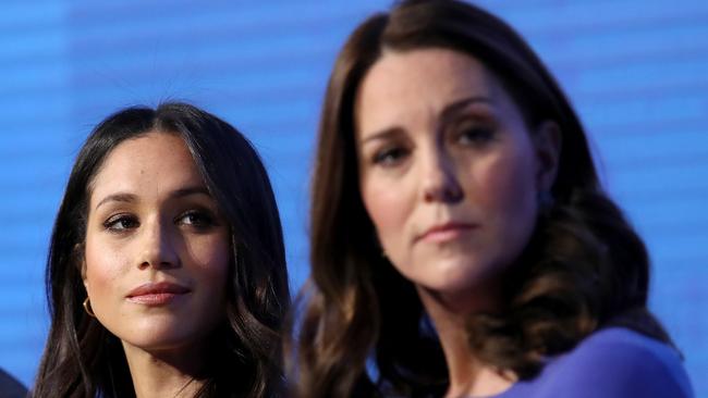 Meghan (left) and Kate butted heads from the start. Picture: Chris Jackson – WPA Pool/Getty