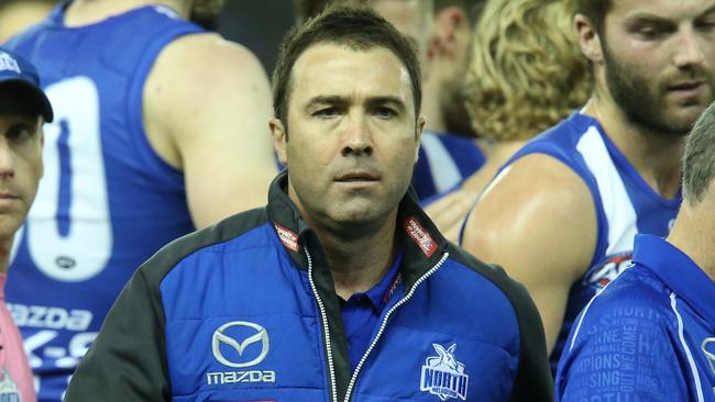 Kangaroos coach Brad Scott is a Craig Kelly client. Picture: AAP