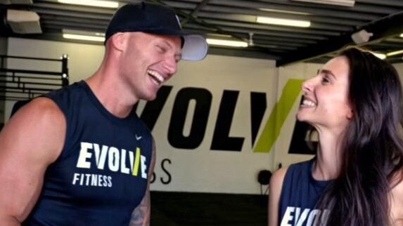 Matt Cowling and wife Sienna have run Evolve gym for 8 years. Picture: Supplied