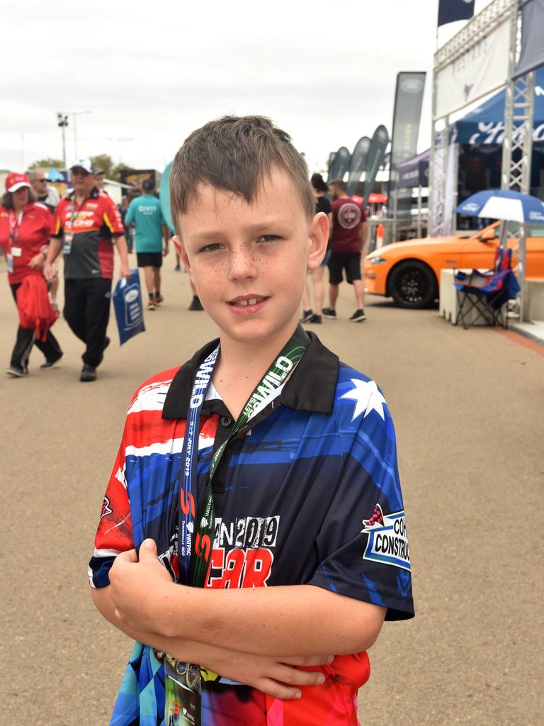 Watpac Townsville 400 Day One. Socials. Sam Necifora Jr, 7, from Ayr. Picture: Evan Morgan