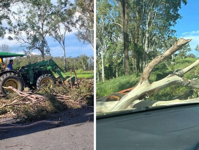 More than 2000 Gympie and Fraser Coast residents remain without power after a series of severe storm cells ripped across the region, uprooting trees and knocking down powerlines.