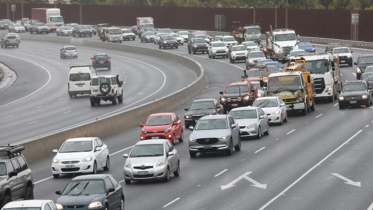 Southern Expressway traffic at a standstill