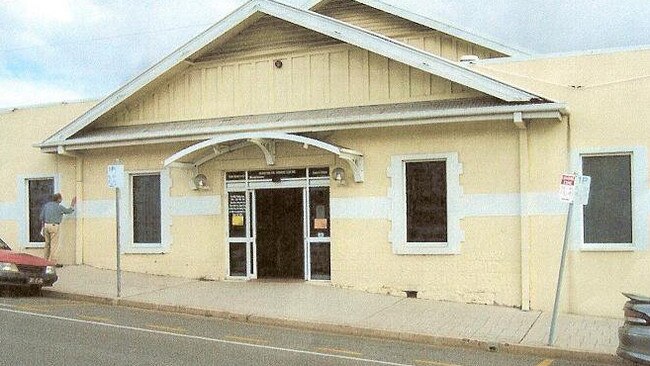 The facade of the building in 1869, compared to 2003. Picture: Paulette Flint.