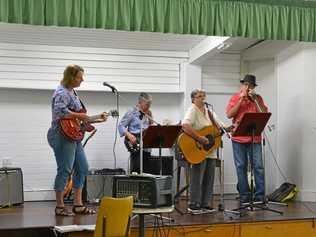 Anne Fletcher, Eileen Barrass, Dell Mills and Gary McDonald. Picture: Meg Gannon