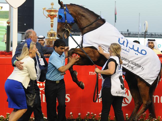 Buffering in dubai All pics: Grant Peters, Trackside Photography