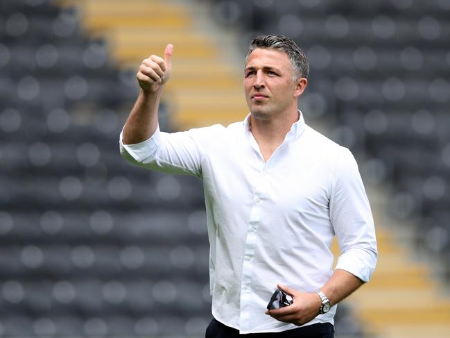 Warrington Wolves' Head Coach Sam Burgess. Picture: Jessica Hornby/PA Images via Getty Images