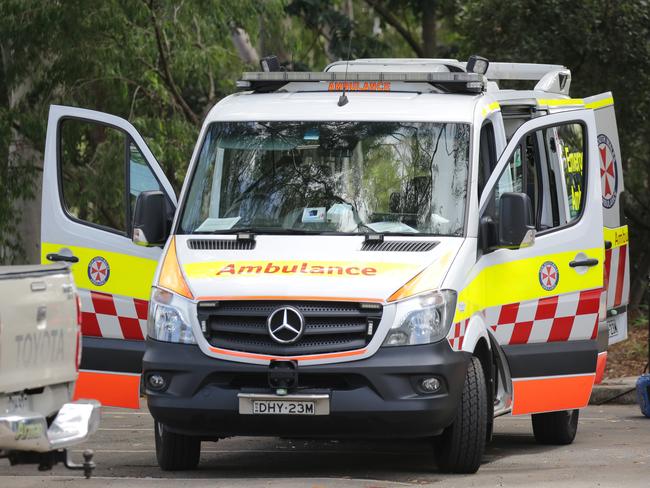 SYDNEY, AUSTRALIA - NewsWire Photos APRIL 05, 2021 - An emergency evacuation took place this morning at the Hurstville Aquatic Centre  which remains closed for now as five children and an adult have been treated after being exposed to potentially toxic fumes, while 150 people were evacuated from the aquatic centre this morning.. Picture: NCA NewsWire / Christian Gilles