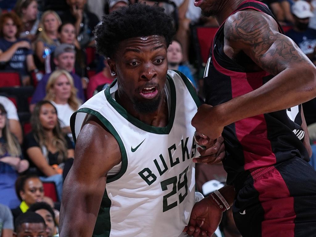 Cook played for Milwaukee Bucks at this year’s NBA Sumer League. Picture: NBAE/Getty Images