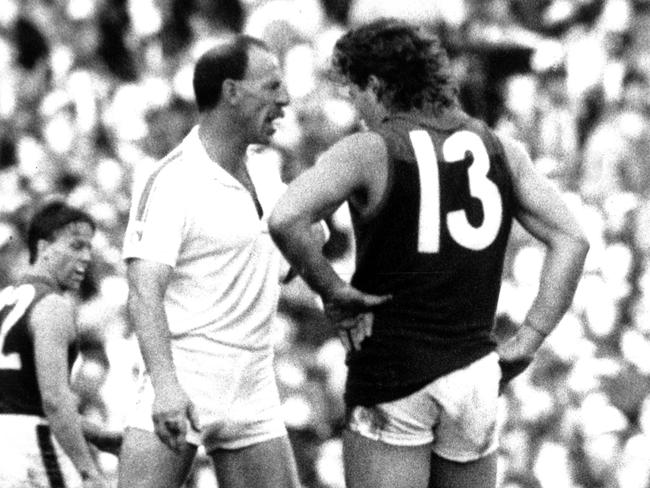 Jakovich was also booked for using abusive language to umpire Peter Cameron on the day he destroyed the Kangas.