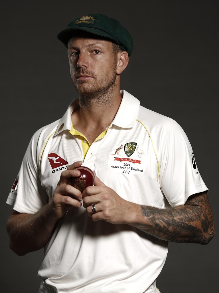 James Pattinson during his time with the Aussie Test team. Picture: Ryan Pierse/Getty Images