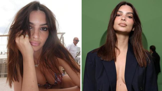 Emily Ratajkowski has taken her affinity for cheeky undergarments to new extremes on the cover of a magazine.