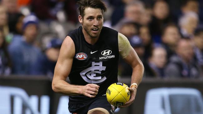 Dale Thomas in action for Carlton. Picture: Michael Klein