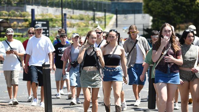 Thousands gather for St Jerome's Laneway Festival 2024.