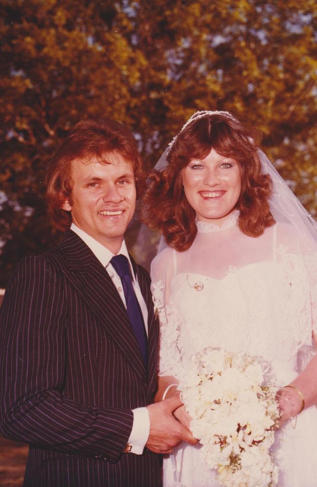 John and Angela Lehmann (nee Tate) were married on 19/9/1981 at Immaculate Heart of Mary Catholic Church, Ipswich. The Black's Beach couple's family include their three children, Chris and wife Kelly, Chloe and partner Don and Madeline.