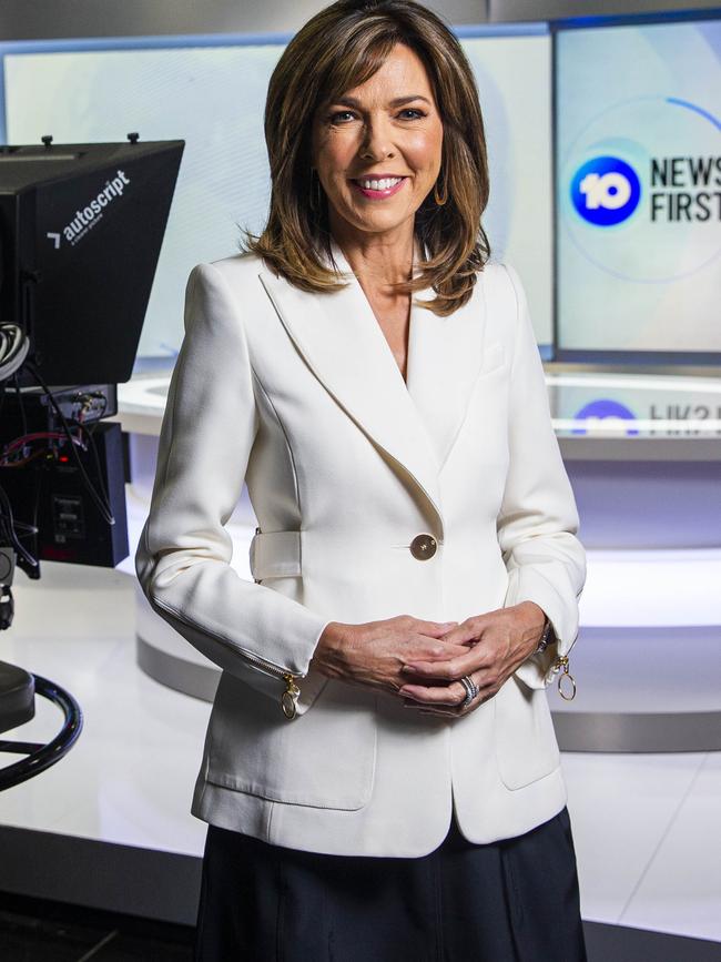 Channel 10 newsreader Jennifer Keyte in 2021. Picture: Aaron Francis/The Australian