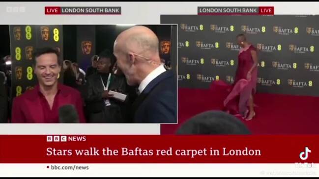 BAFTAs reporter slammed for Andrew Scott interview (BBC)