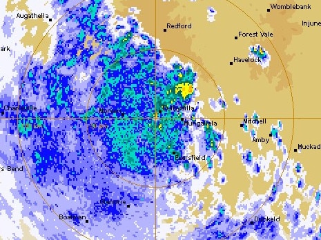 Warrego radar as at 4/4/24