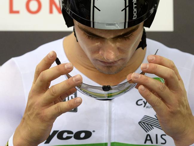 Australian cyclist Matthew Glaetzer during the 2016 track world championships in London. Picture: Cycling Australia.