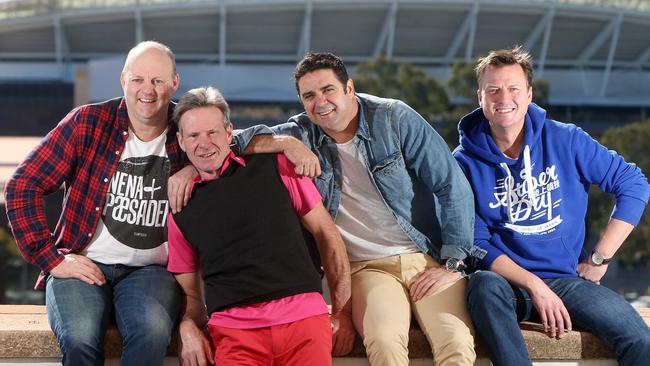 The Footy Show’s Billy, Sam Newman, Garry and James Brayshaw. Picture: Calum Robertson