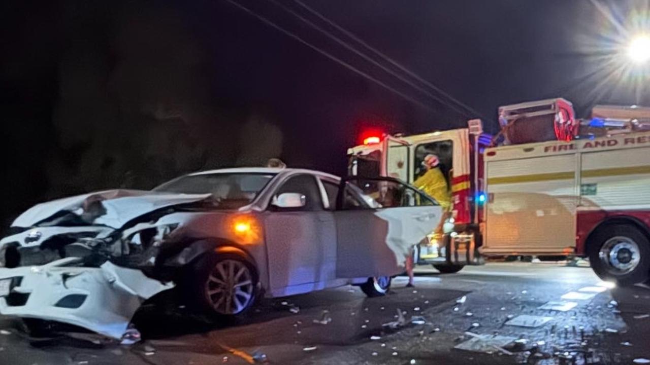 The scene of a crash in Maryborough on May 2
