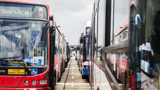 More than 1400 bus drivers have had their authority to drive cancelled in the past 12 months. Pic Jenny Evans