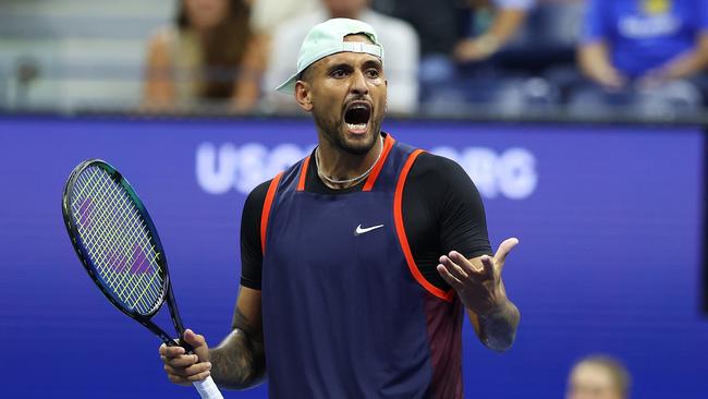 Nick Kyrgios has a good record over Medvedev. Picture: Getty